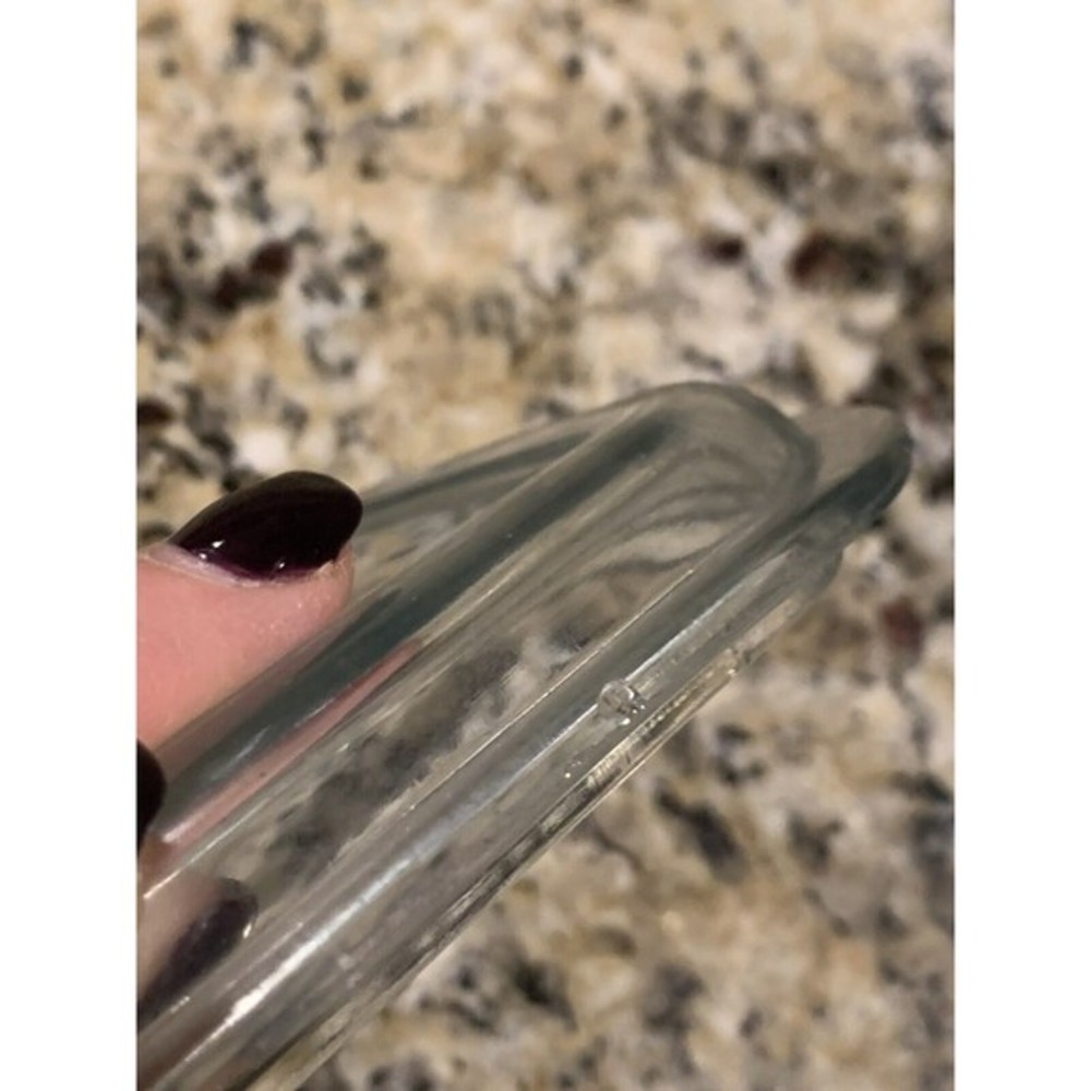 Vtg Fire-King Glass Philbe Sapphire Blue Rectangular Baker with Lid 1 Pint USA - Picture 8 of 11